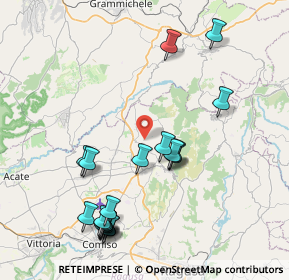 Mappa Contrada Lago, 97012 Chiaramonte Gulfi RG, Italia (10.266)