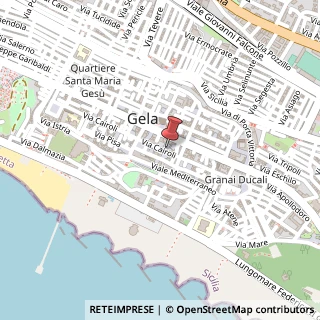 Mappa Via Cairoli, 120, 93012 Gela, Caltanissetta (Sicilia)