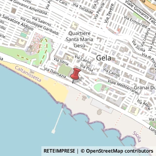 Mappa Via C. Colombo, 99, 93012 Gela, Caltanissetta (Sicilia)