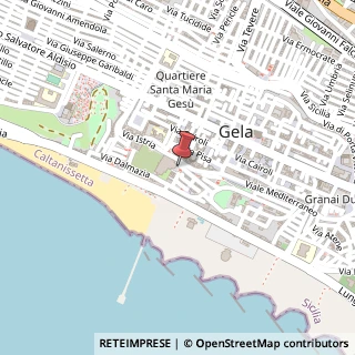 Mappa Via C. Colombo, 62, 93012 Gela, Caltanissetta (Sicilia)