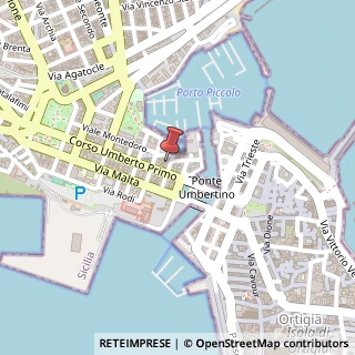 Mappa Via Filippo Cordova, 16, 96100 Siracusa, Siracusa (Sicilia)