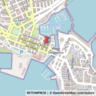 Mappa Via Filippo Cordova, 18, 96100 Siracusa, Siracusa (Sicilia)