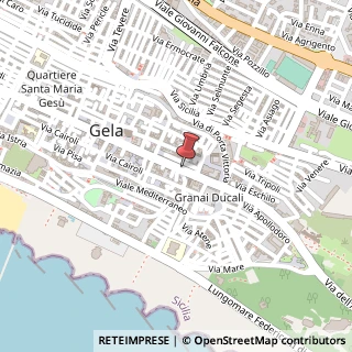 Mappa Corso Vittorio Emanuele, 160, 93012 Gela, Caltanissetta (Sicilia)