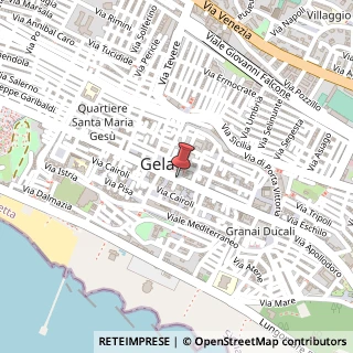 Mappa Corso Vittorio Emanuele,  315, 93012 Gela, Caltanissetta (Sicilia)