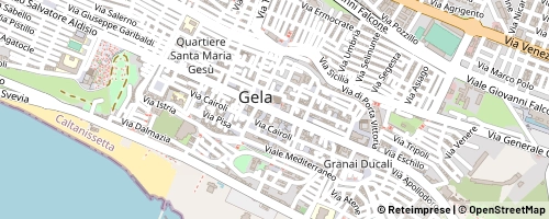 Mappa Gela