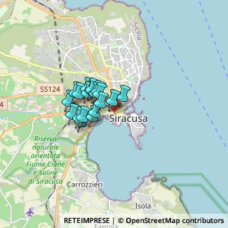 Mappa Vicolo Zuara, 96100 Siracusa SR, Italia (1.2255)