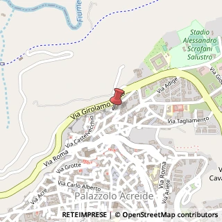 Mappa Via Ebraida, 22, 96010 Palazzolo Acreide, Siracusa (Sicilia)