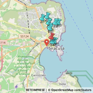 Mappa Via dell'Idroscalo, 96100 Siracusa SR, Italia (1.65273)