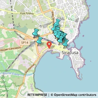 Mappa Via dell'Idroscalo, 96100 Siracusa SR, Italia (0.694)