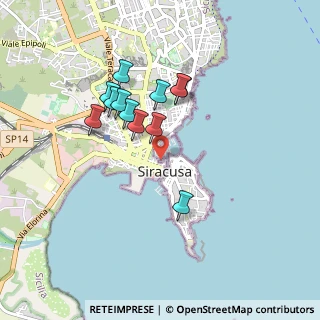 Mappa Via Eritrea, 96100 Siracusa SR, Italia (0.86333)