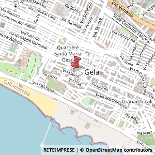 Mappa Via Cairoli, 228, 93012 Gela, Caltanissetta (Sicilia)
