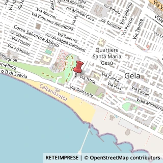 Mappa Via Giacomo Matteotti,  27, 93012 Gela, Caltanissetta (Sicilia)