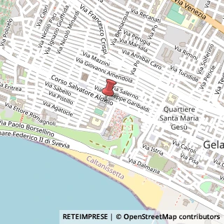Mappa Corso Aldisio Salvatore, 36, 93012 Gela, Caltanissetta (Sicilia)