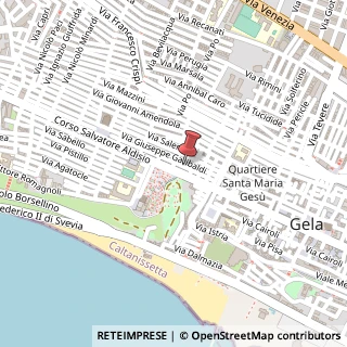 Mappa Via Martorana,  17, 93012 Gela, Caltanissetta (Sicilia)