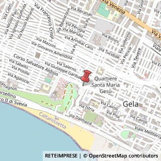 Mappa Corso Salvatore Aldisio, N 7, 93012 Gela, Caltanissetta (Sicilia)