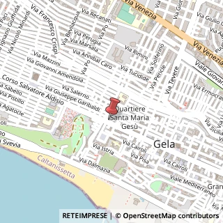 Mappa Corso Vittorio Emanuele, 380, 93012 Gela, Caltanissetta (Sicilia)