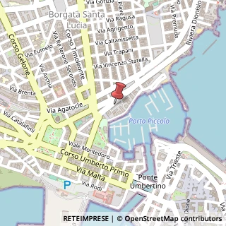 Mappa Via dell'Arsenale, 38, 96100 Siracusa, Siracusa (Sicilia)