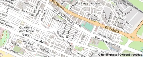 Mappa Gela