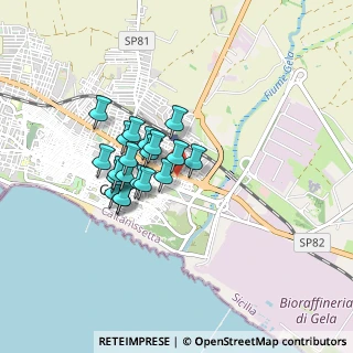 Mappa Via Alessandro Volta, 93012 Gela CL, Italia (0.701)