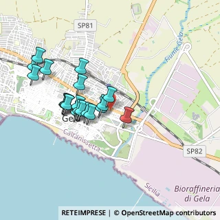 Mappa Via Alessandro Volta, 93012 Gela CL, Italia (0.9445)