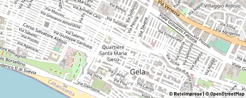 Mappa Gela