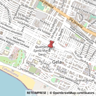 Mappa Via Ventura, 59, 93012 Gela, Caltanissetta (Sicilia)