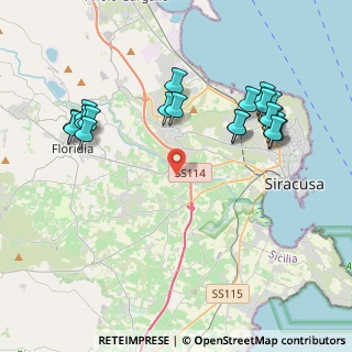 Mappa Traversa Case Bianche, 96100 Siracusa SR, Italia (5.002)