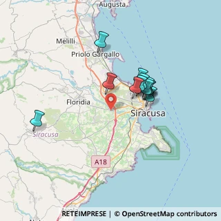 Mappa Traversa Case Bianche, 96100 Siracusa SR, Italia (6.61333)