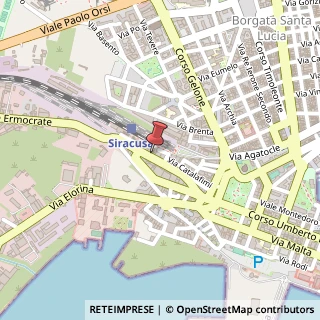 Mappa Via Francesco Crispi, 92, 96100 Siracusa, Siracusa (Sicilia)
