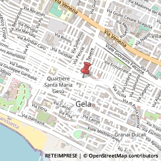 Mappa Via Roma, 284, 93012 Gela, Caltanissetta (Sicilia)