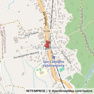 Mappa Via Spluga, 61, 23020 Prata Camportaccio, Sondrio (Lombardia)