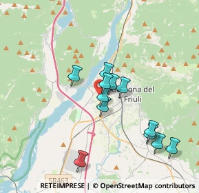 Mappa Via Pier Paolo Pasolini, 33013 Gemona del Friuli UD, Italia (3.15917)