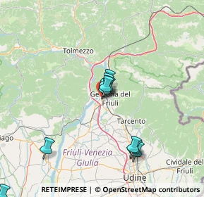 Mappa Via Pier Paolo Pasolini, 33013 Gemona del Friuli UD, Italia (16.35818)