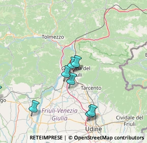 Mappa Piazzale della Stazione, 33013 Gemona del Friuli UD, Italia (25.96091)