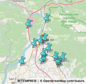Mappa Piazzale della Stazione, 33013 Gemona del Friuli UD, Italia (6.75)