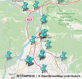 Mappa Piazzale della Stazione, 33013 Gemona del Friuli UD, Italia (8.878)