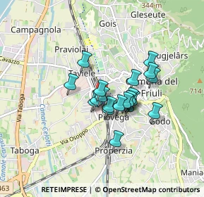 Mappa Piazzale della Stazione, 33013 Gemona del Friuli UD, Italia (0.5715)