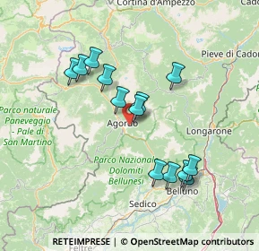 Mappa Frazione Ronche, 32020 La Valle Agordina BL, Italia (13.03769)