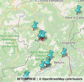 Mappa Frazione Ronche, 32020 La Valle Agordina BL, Italia (16.89333)