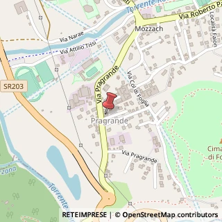 Mappa Via Pragrande, 27A, 32021 Agordo, Belluno (Veneto)