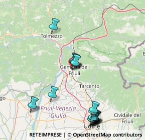 Mappa Piazzale Stazione, 33013 Gemona del Friuli UD, Italia (18.923)