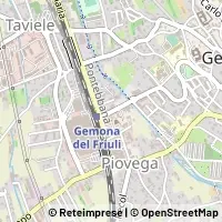Map Gemona del Friuli