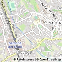 Mapa Gemona del Friuli