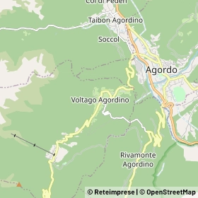 Mappa Voltago Agordino