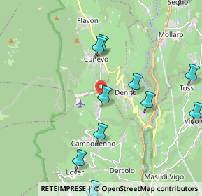 Mappa SP67, 38010 Campodenno TN, Italia (2.565)