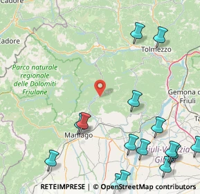 Mappa 33090 Tramonti di Sotto PN, Italia (23.67133)
