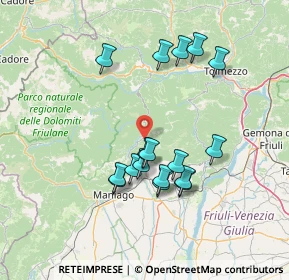 Mappa 33090 Tramonti di Sotto PN, Italia (13.10647)