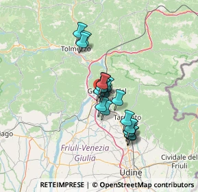 Mappa Via Cartiera, 33013 Gemona del Friuli UD, Italia (9.12)