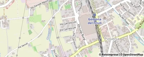 Mappa Gemona del Friuli
