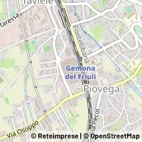 Kort Gemona del Friuli